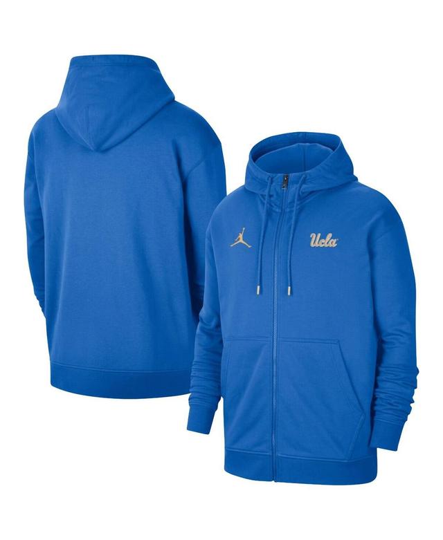 Mens Jordan Brand Blue Ucla Bruins Travel Fleece Full-Zip Hoodie Product Image