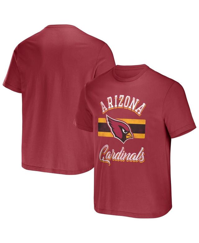 Mens NFL x Darius Rucker Collection by Fanatics Cardinal Arizona Cardinals Stripe T-Shirt Red Product Image