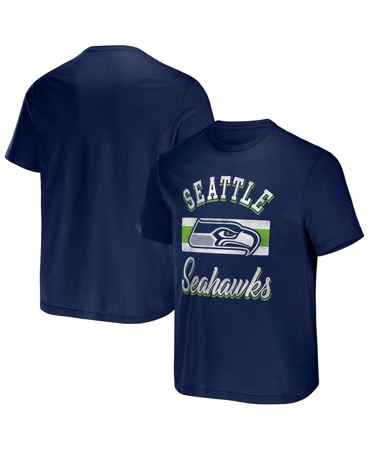 Mens NFL x Darius Rucker Collection by Fanatics College Seattle Seahawks Stripe T-Shirt Blue Product Image