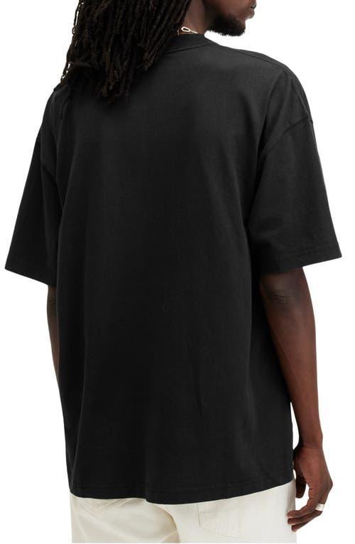 ALLSAINTS Biggy Logo Graphic T-shirt In Jet Black Product Image