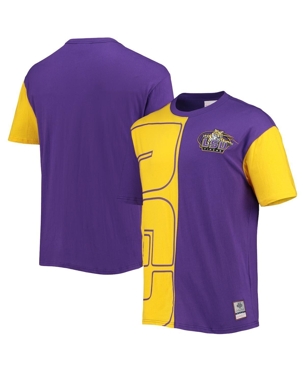 Mens Mitchell & Ness Purple Lsu Tigers Play By Play 2.0 T-shirt - Purple Product Image