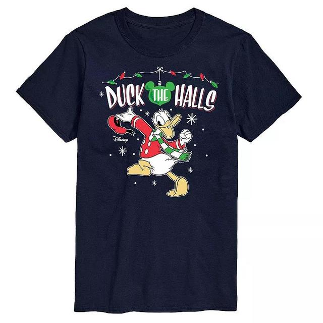 Disney Mens Duck The Hal Long-sleeved Tee Blue Product Image