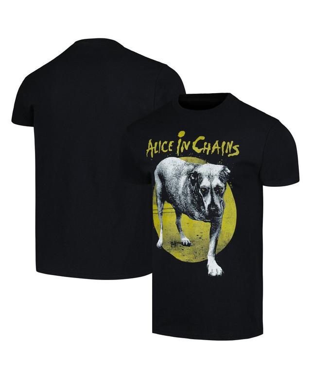 Mens Black Alice in Chains Dog T-shirt Product Image