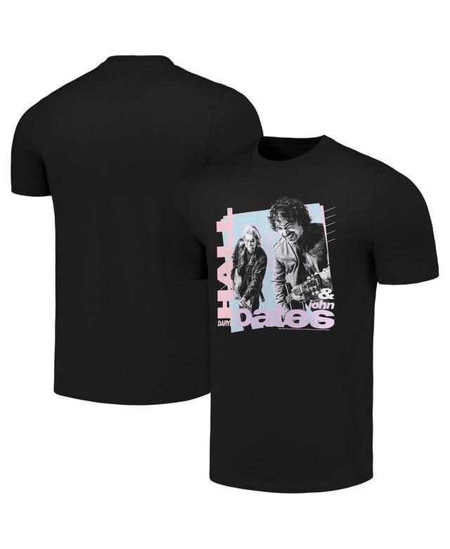 Mens Black Hall & Oates Rockin Out 80s Shapes T-shirt Product Image