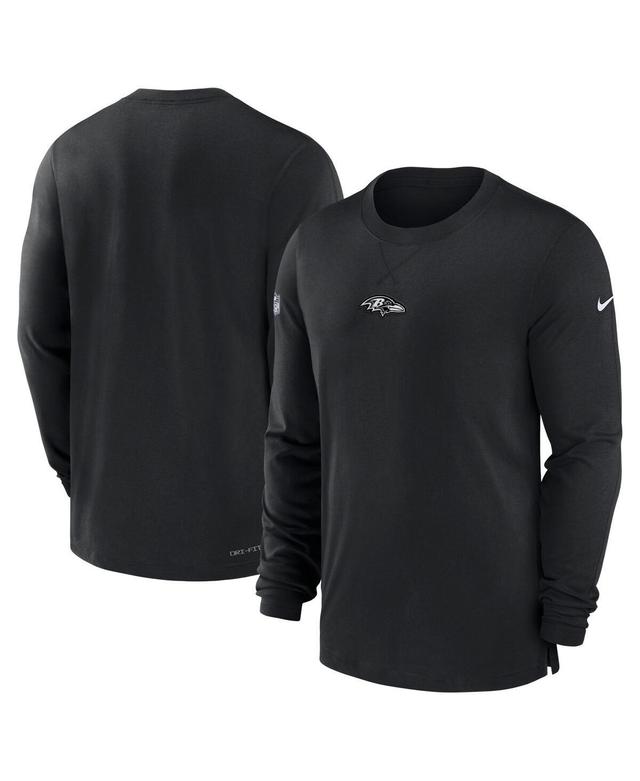 New York Giants Sideline Men�s Nike Men's Dri-FIT NFL Long-Sleeve Top Product Image