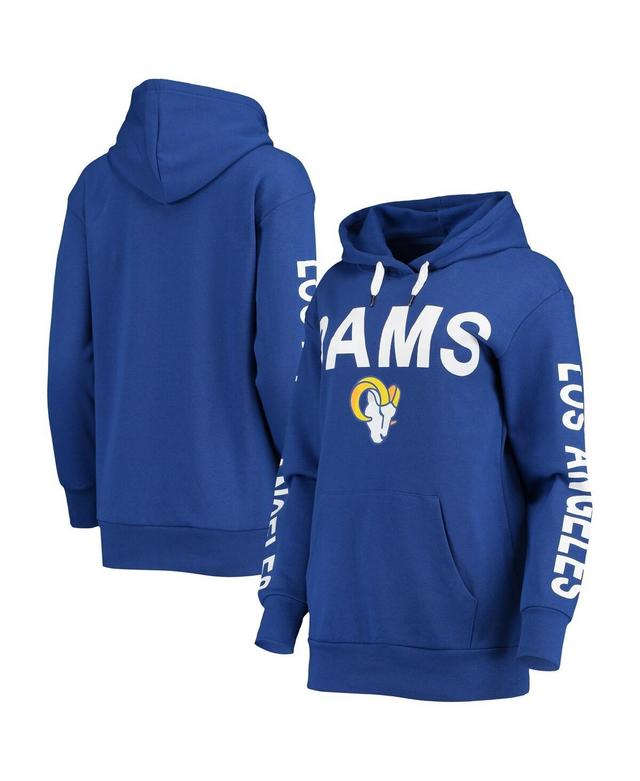 Womens G-III 4Her by Carl Banks Royal Los Angeles Rams Extra Point Pullover Hoodie Product Image