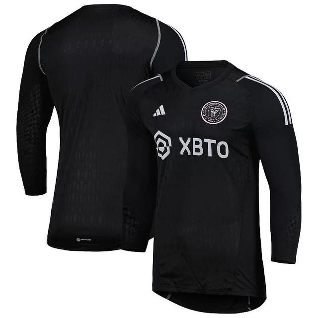 Mens adidas Black Inter Miami CF 2023 Goalkeeper Long Sleeve Replica Jersey Product Image