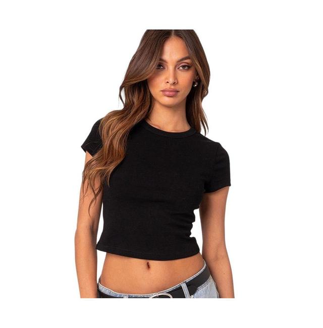 Womens Better Basics cropped t shirt Product Image