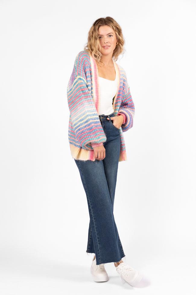 Authentic Affection Multi Striped Cardigan Product Image