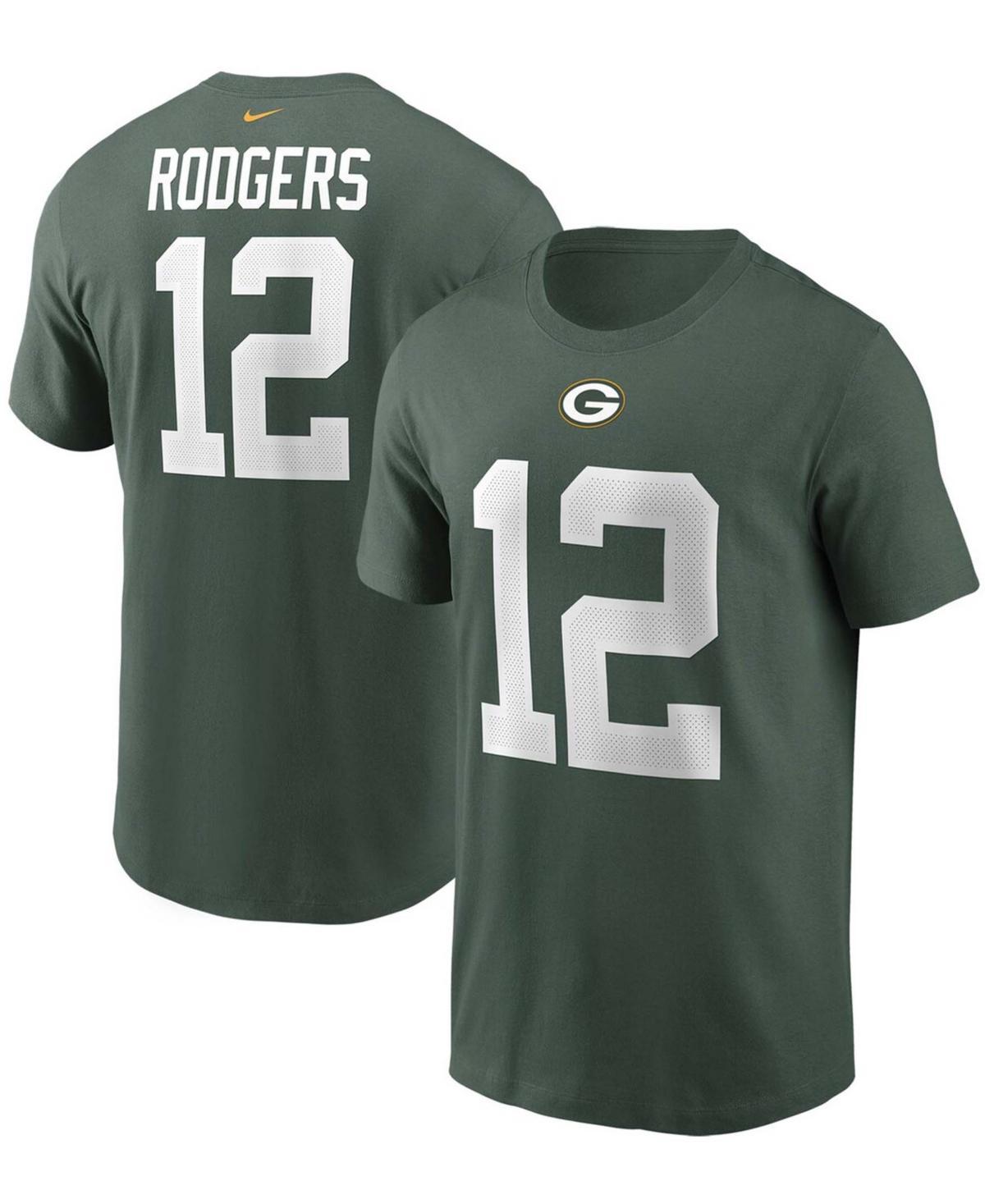 Mens Nike Aaron Rodgers Bay Packers Name & Number T-Shirt Product Image