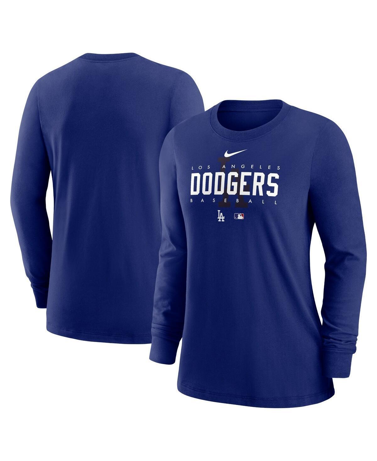 Women's Nike Black Los Angeles Dodgers Authentic Collection Legend Performance Long Sleeve T-Shirt Product Image