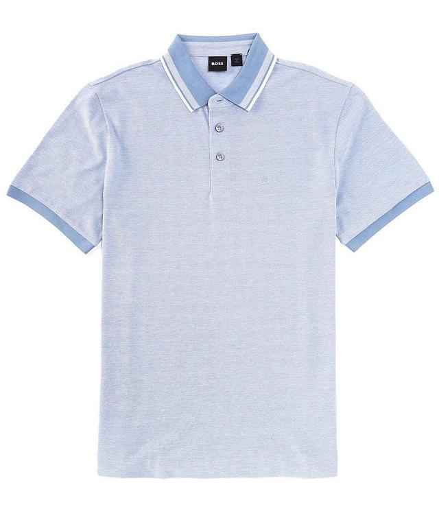 Hugo Boss BOSS H-Prout Oxford Pique Short Sleeve Polo Shirt Product Image