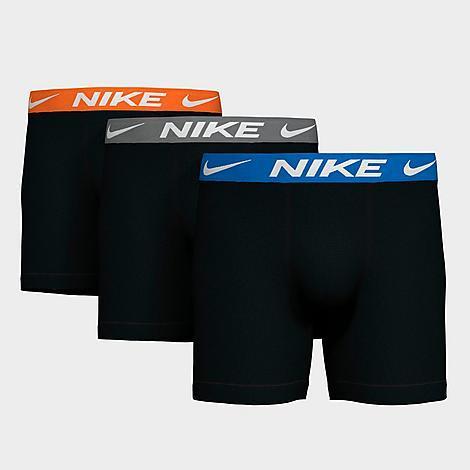 NIKE Dri-fit Essential Micro Multicolour Boxer Briefs 3-pack In Patterned Grey Product Image