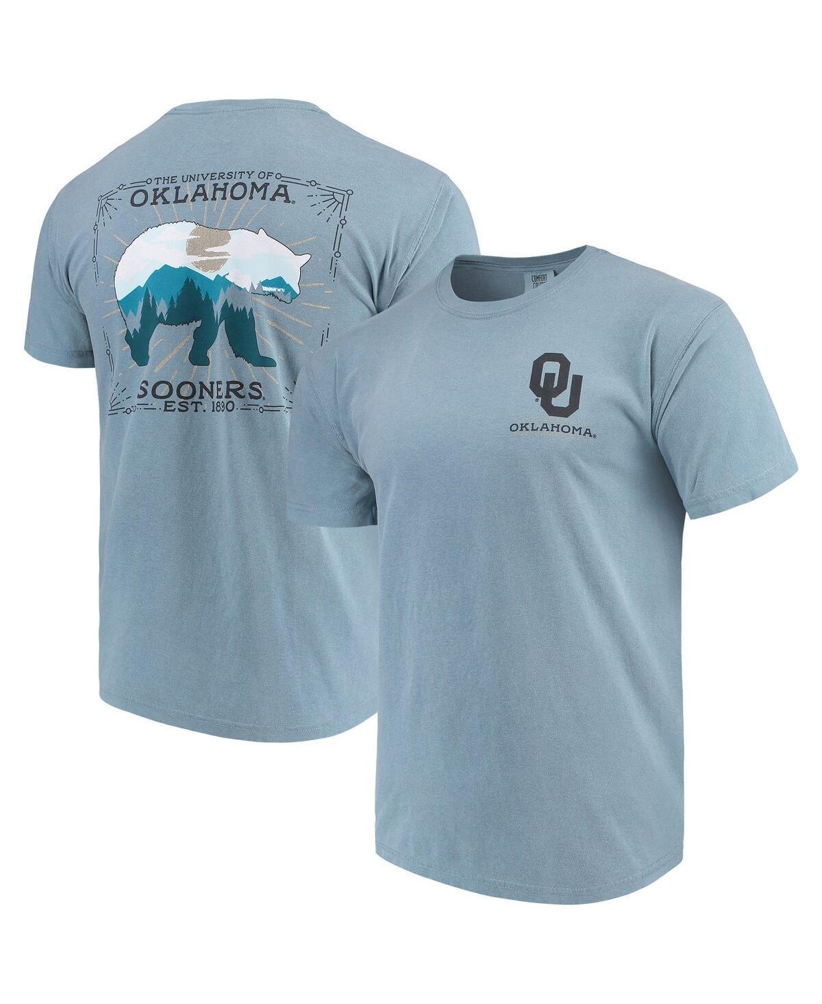 Mens Blue Oklahoma Sooners State Scenery Comfort Colors T-shirt Product Image