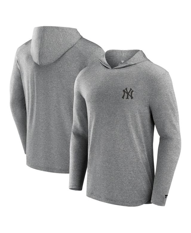 Fanatics Signature Mens Black New York Yankees Front Office Tech Lightweight Hoodie T-Shirt Product Image