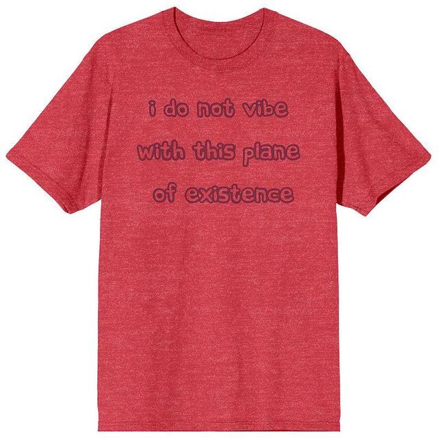 Mens I Do Not Vibe With This Plan Tee Product Image