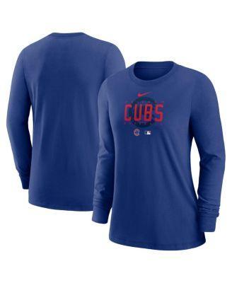 Womens Nike Royal Chicago Cubs Authentic Collection Legend Performance Long Sleeve T-shirt Product Image