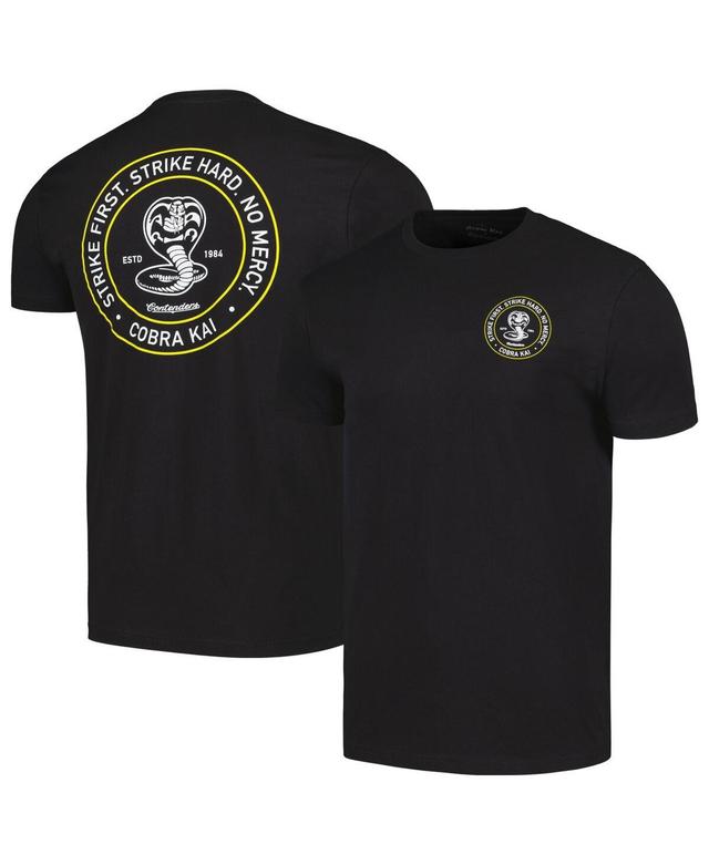 Mens Contenders Clothing Black Cobra Kai Circles Stamp T-shirt Product Image