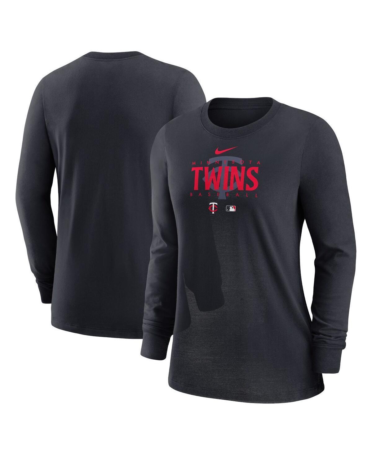 Womens Nike  Minnesota Twins Authentic Collection Legend Performance Long Sleeve T-Shirt Product Image