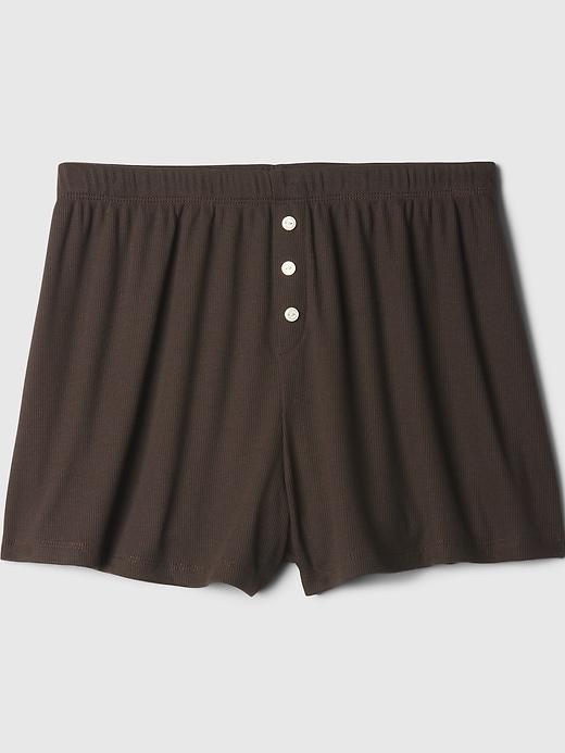 Mini Rib PJ Shorts Product Image