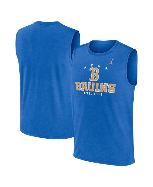 Jordan Mens Blue Ucla Bruins Primetime Legend Lock Up Performance Muscle Tank Top Product Image