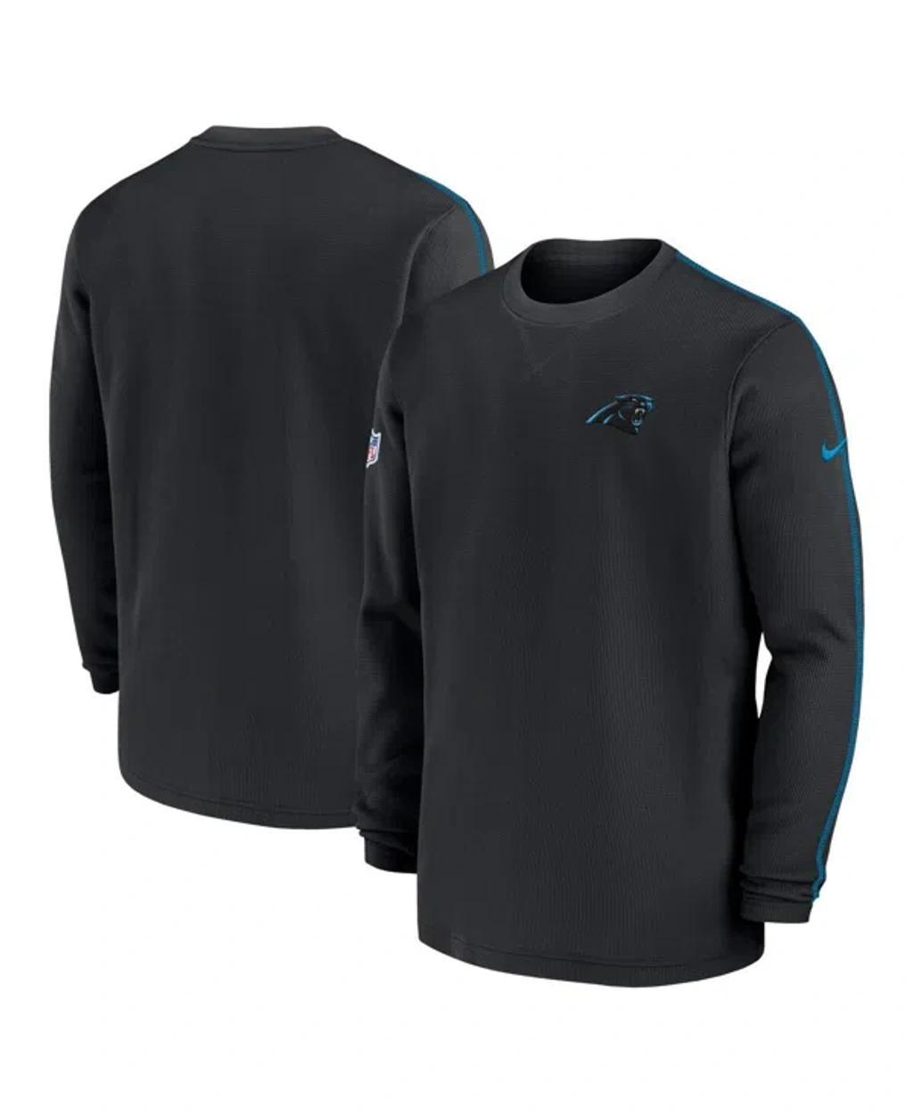 NIKE Men's Black Atlanta Falcons 2024 Sideline Coaches Long Sleeve Top In Black,red Product Image