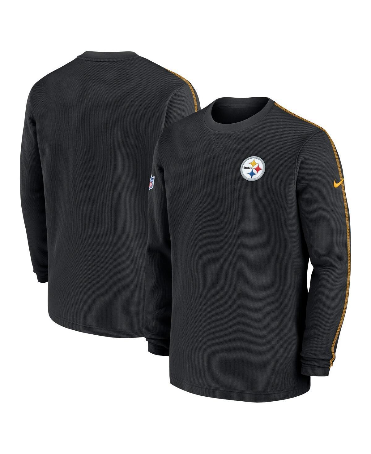 Nike Mens Black Pittsburgh Steelers 2024 Sideline Coaches Long Sleeve Top - Black Product Image