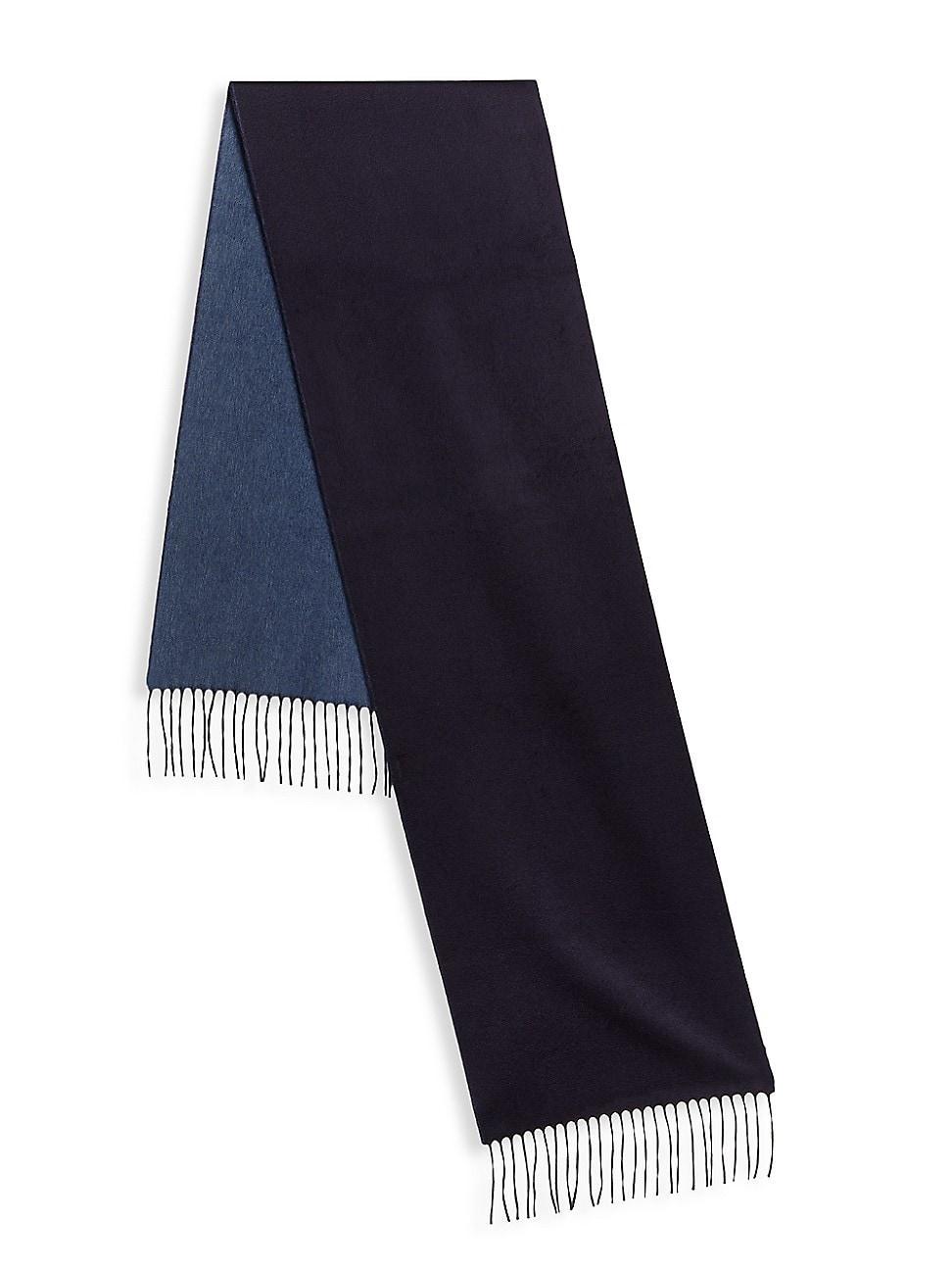 Mens COLLECTION Silk-Cashmere Fringe-Trimmed Scarf Product Image