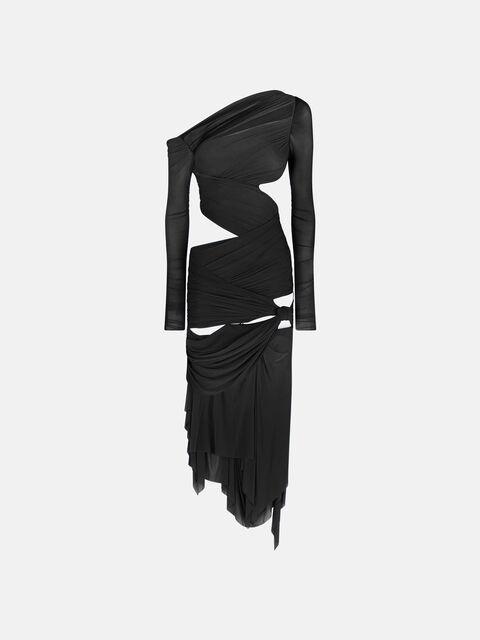 Black midi dress Product Image