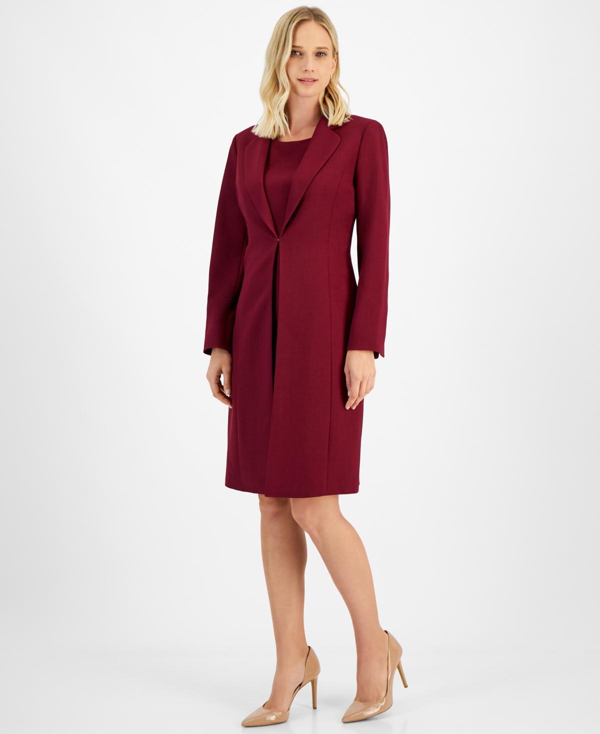 Le Suit Womens Topper Jacket & Sheath Dress Suit, Regular & Petite Sizes Product Image