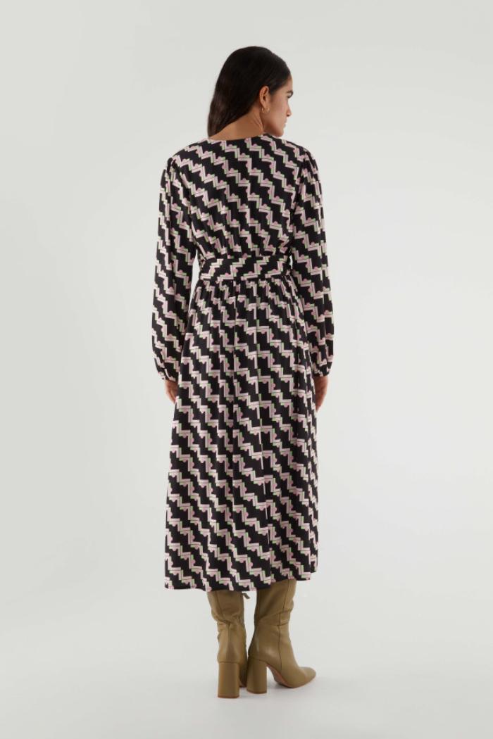 Geo Print Midi Dress Product Image