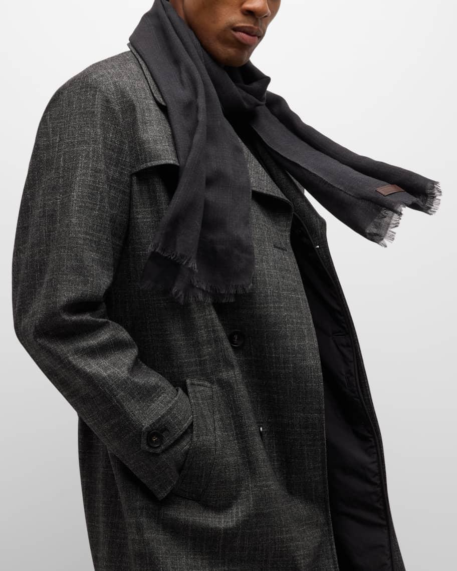 Men's 90th Anniversary Melange Cashmere Scarf Product Image