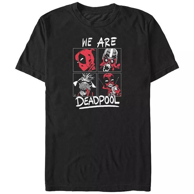 Mens Marvel Deadpool And Wolverine Four Deadpools Graphic Tee Product Image