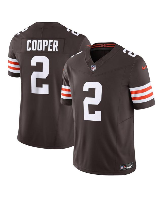 Men's Amari Cooper Brown Cleveland Browns Vapor F.U.S.E. Limited Jersey Product Image