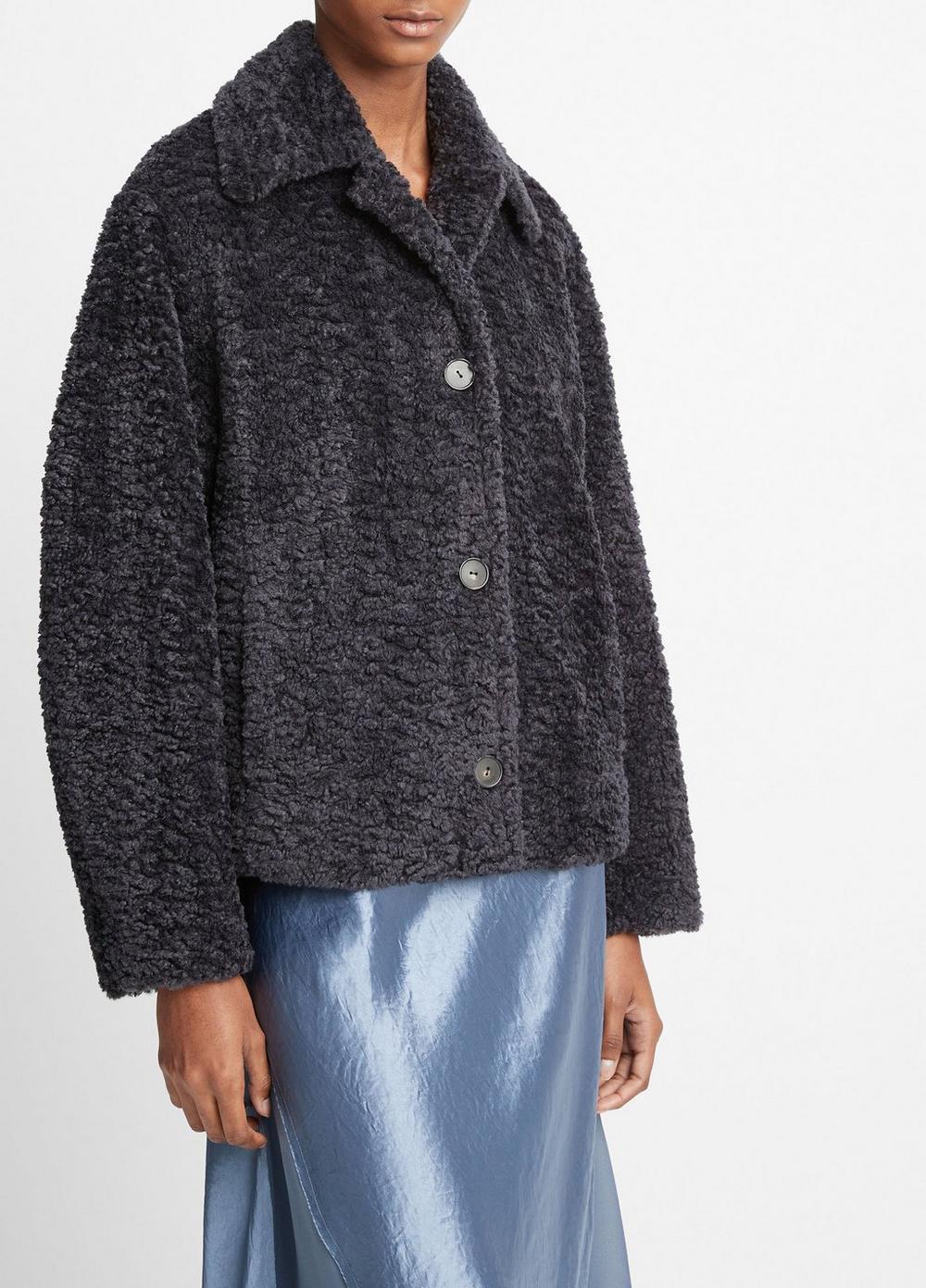 Wavy Faux-Fur Jacket Product Image