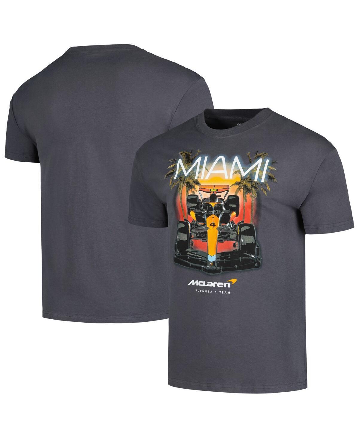 Outerstuff Mens Graphite McLaren F1 Team 2024 Miami Grand Prix All Speed T-Shirt Product Image