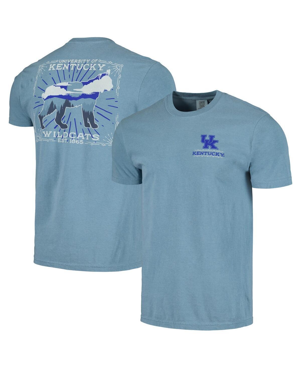 Mens Blue Kentucky Wildcats State Scenery Comfort Colors T-Shirt Product Image