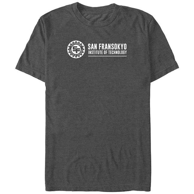 Disneys Big Hero Six San Fransokyo Institute Of Technology Big & Tall Graphic Tee, Mens Grey Heather Product Image