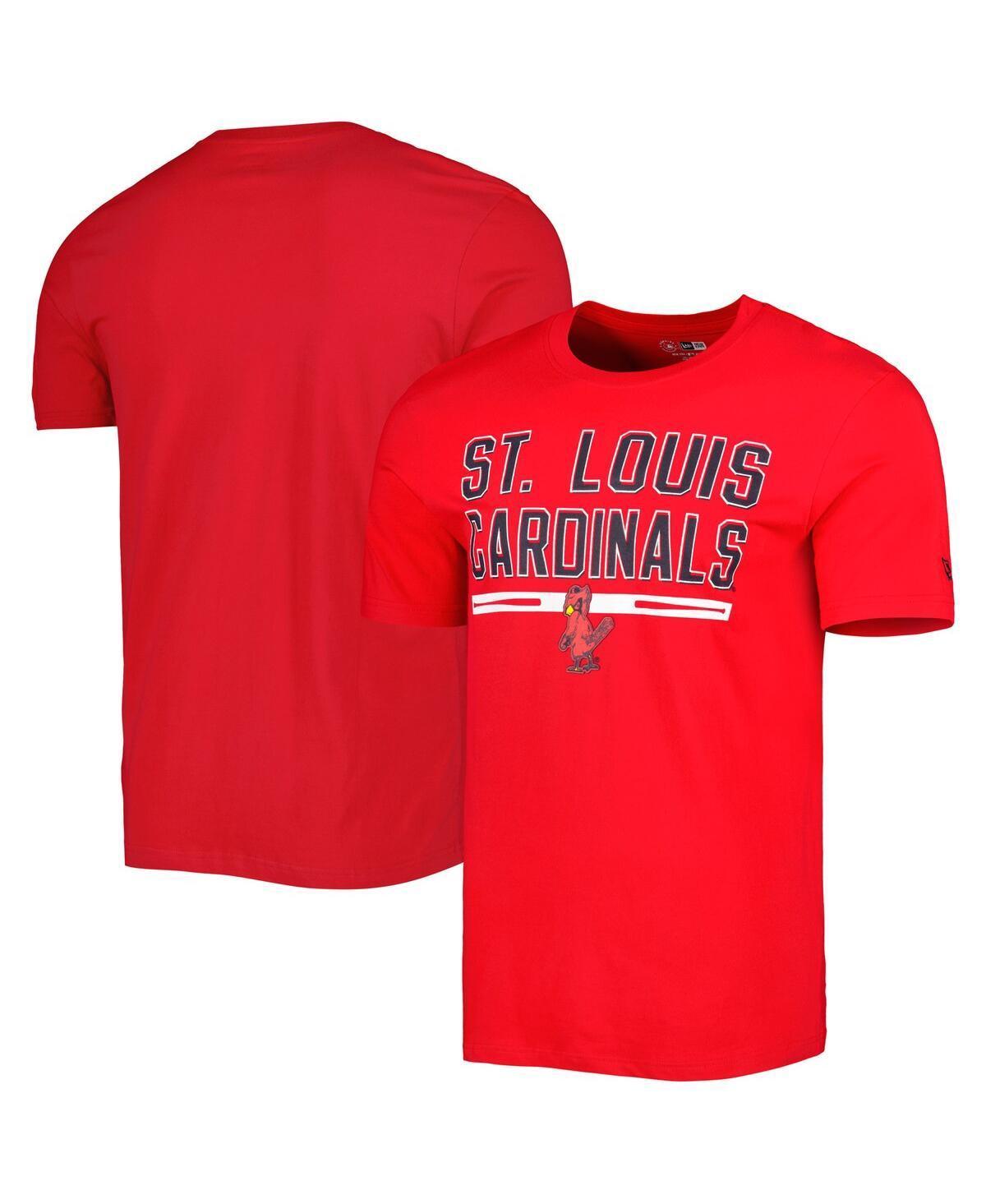 Mens New Era Red St. Louis Cardinals Batting Practice T-shirt Product Image