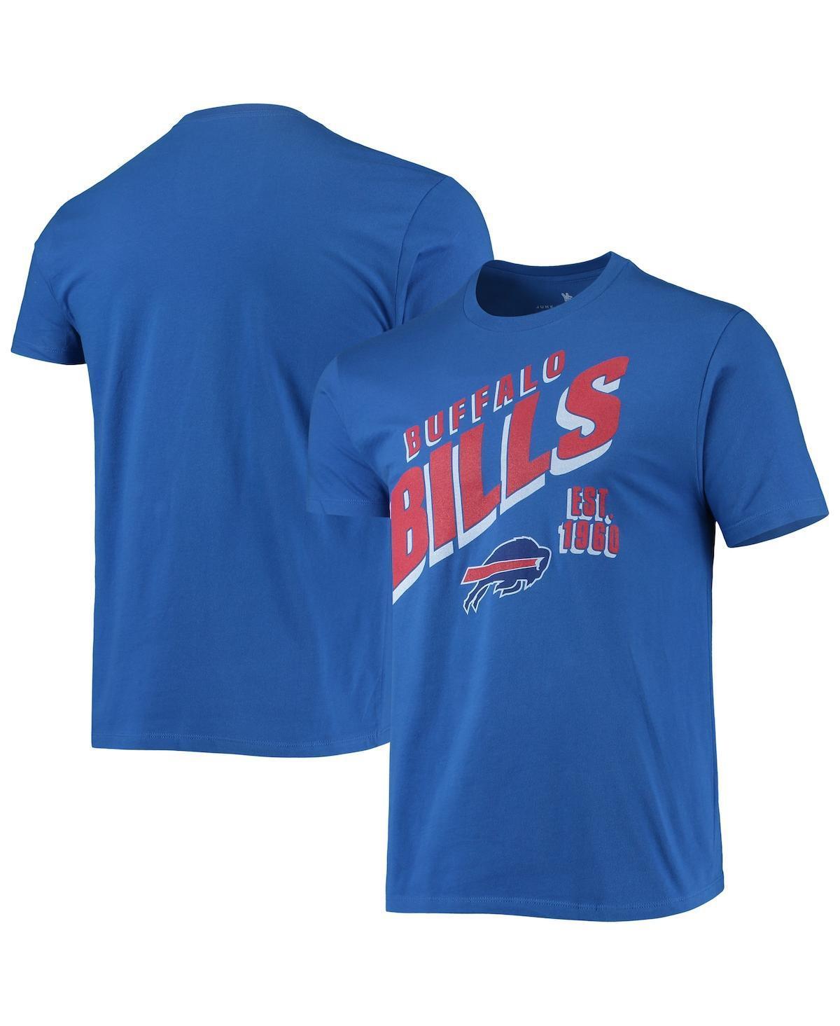 Mens Junk Food Royal Buffalo Bills Slant T-Shirt Product Image