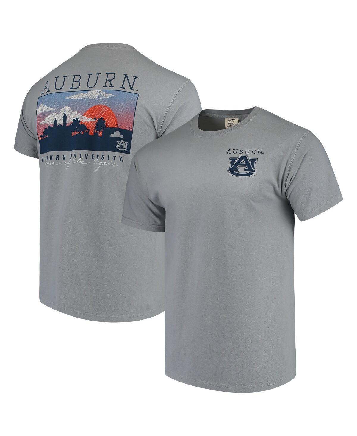 Mens Gray Auburn Tigers Comfort Colors Campus Scenery T-shirt Product Image