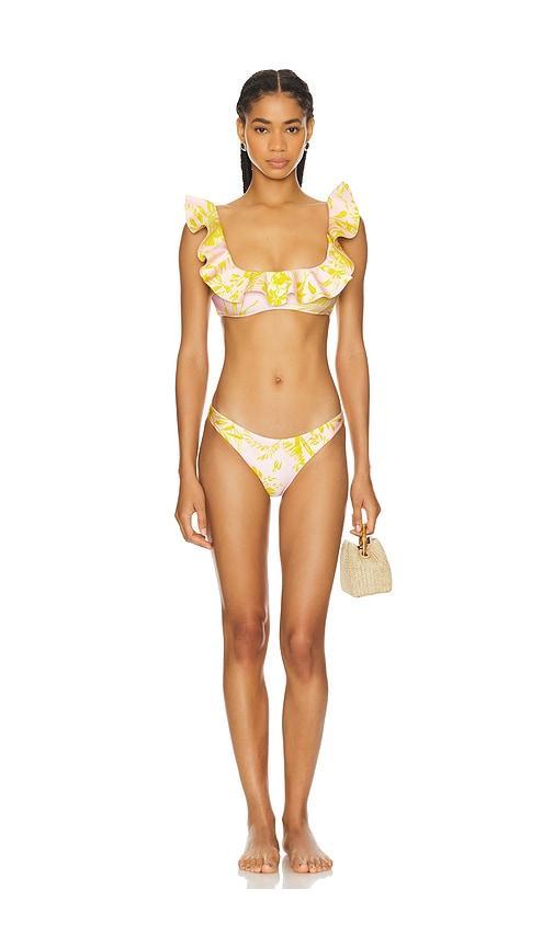 Golden Frill Neck Bikini Product Image