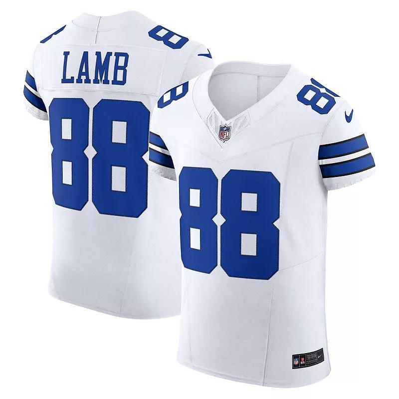 Nike Mens CeeDee Lamb White Dallas Cowboys Vapor F.u.s.e. Elite Jersey - White Product Image