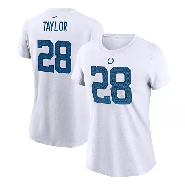 Womens Nike Jonathan Taylor Indianapolis Colts Player Name & Number T-Shirt Product Image