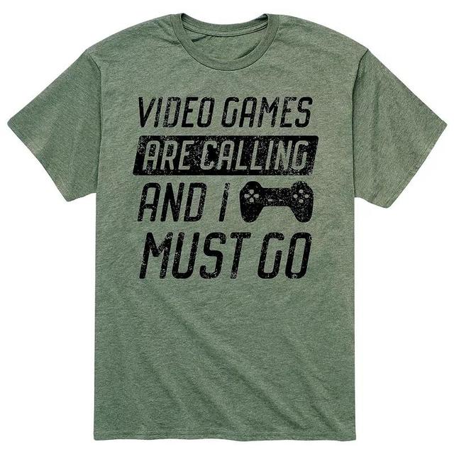 Mens Video Games Are Calling Tee Product Image