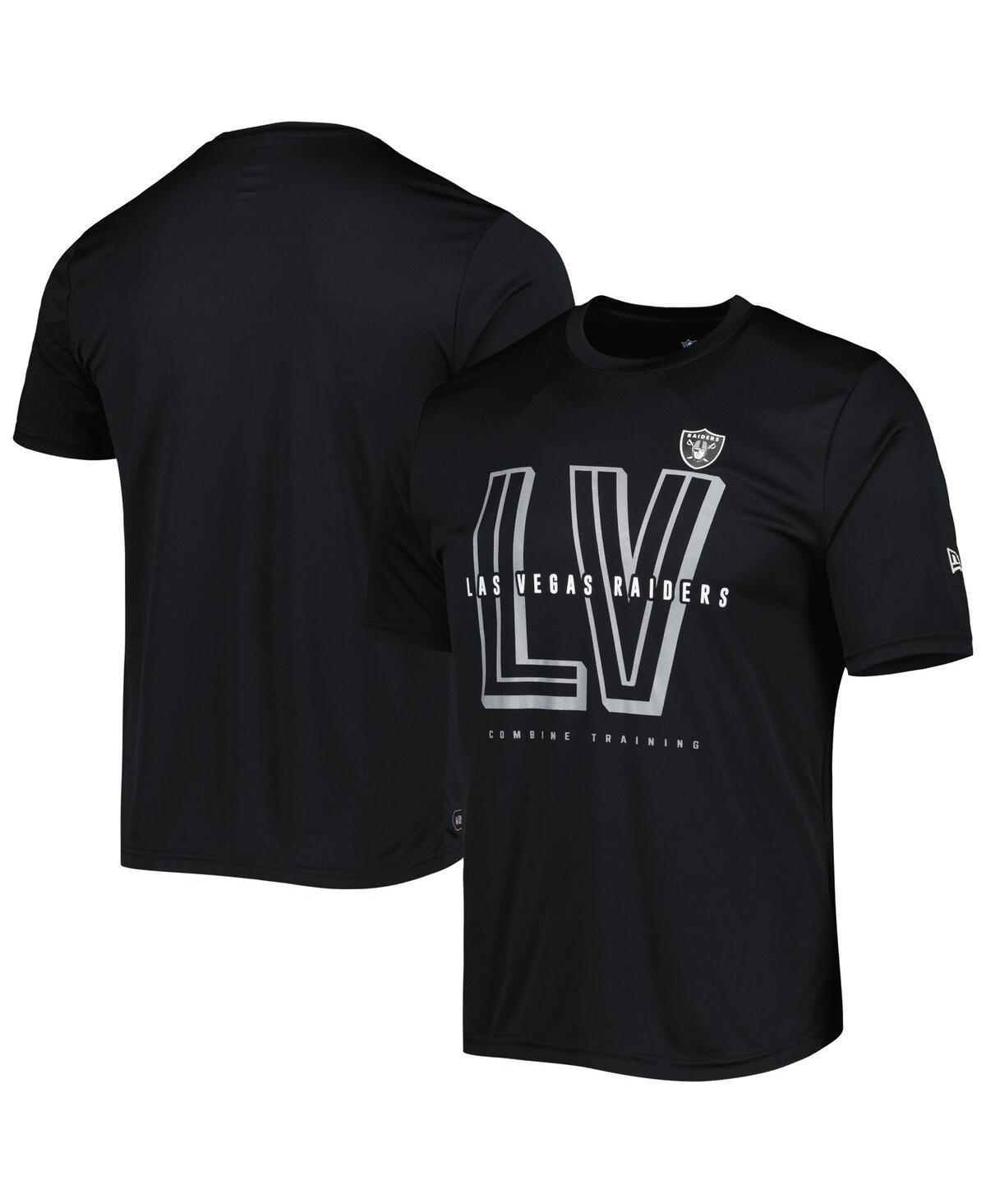 Mens New Era Black Las Vegas Raiders Scrimmage T-shirt Product Image