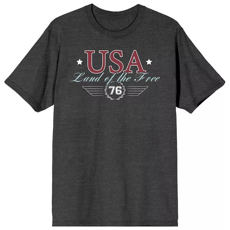 Mens Americana USA Land Of The Free Graphic Tee Product Image