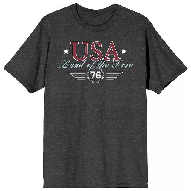 Mens Americana USA Land Of The Free Graphic Tee Product Image