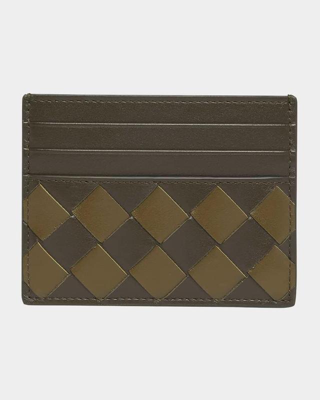 Men's Intrecciato 15 Avenue Check Card Case  Product Image