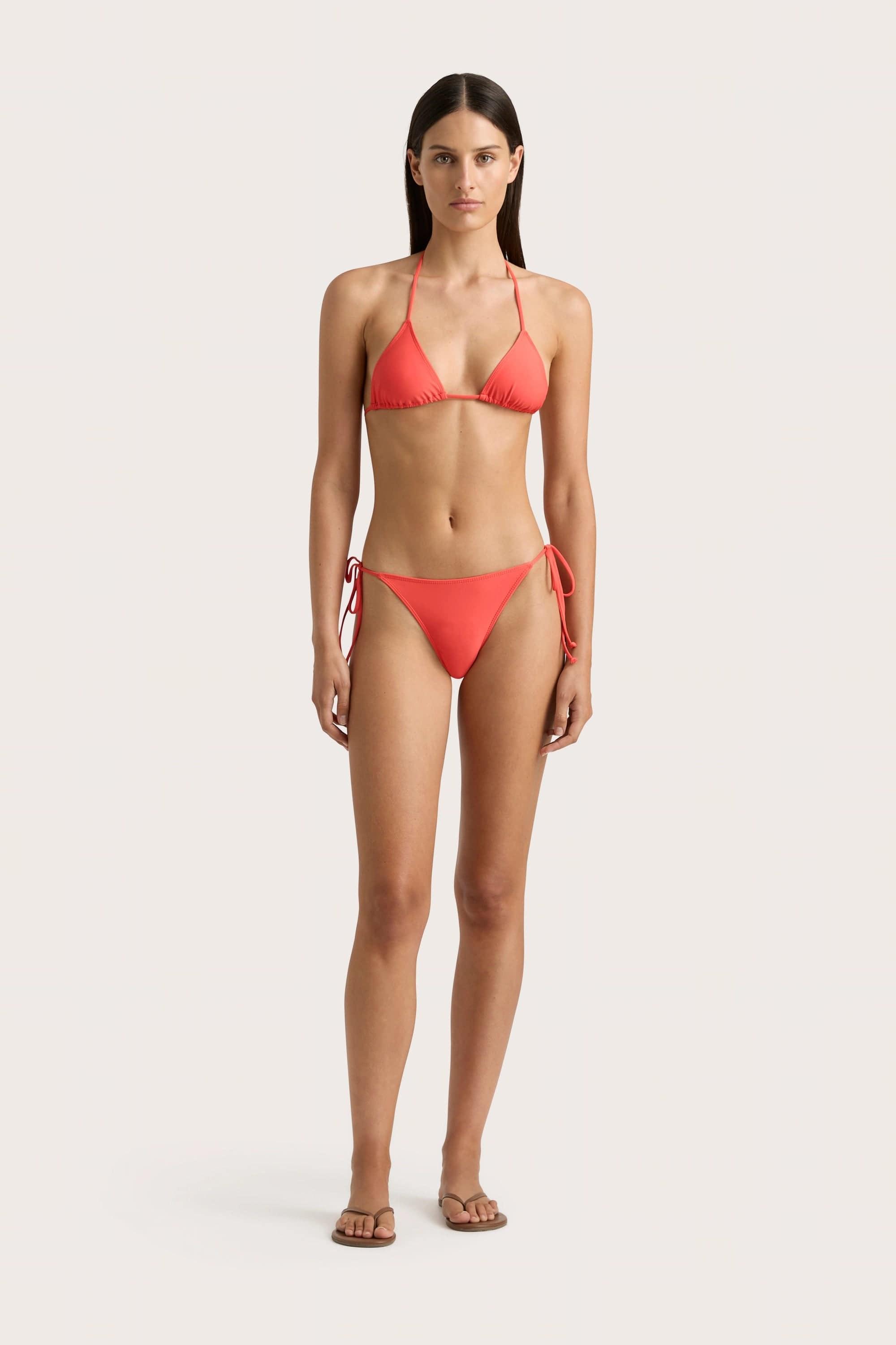 Sol Bikini Top Vermillion Product Image